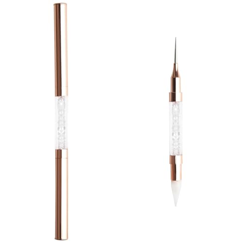 BLMHTWO 2 Stück Strass Picker Punktierstift Nail Art Dotting Tools Nagel Verzierungsstifte Doppelseitig Punktierung Werkzeug für DIY Handwerk Malerei Kreuzstich Nagelkunst Diamond Painting Stift von BLMHTWO