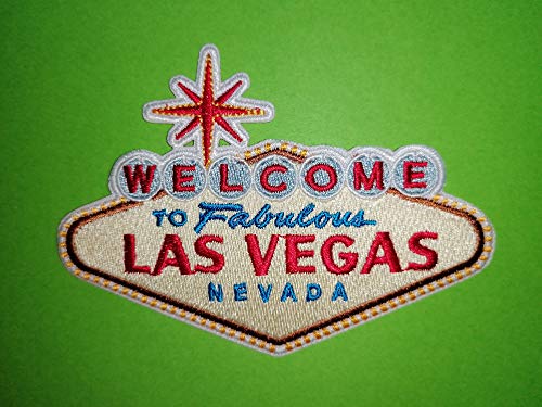 A664 Aufnäher Welcome LAS VEGAS 10 x 7 cm von BLUE HAWAI