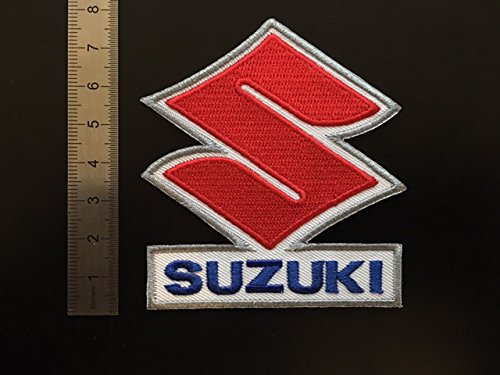 Aufnäher, Patch Toppa, Suzuki, zum Aufbügeln von BLUE HAWAI