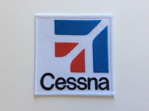 Aufnaher Toppa Blue, Cessna 9 x 9 cm von CEEBOO