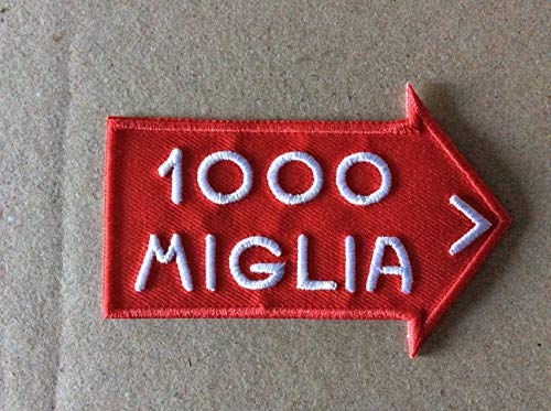 Aufnaher Toppa Blue Hawaii Patches/Aufnäher / Aufbügler – 1000 Miglia 9,5 x 6 cm von BLUE HAWAI