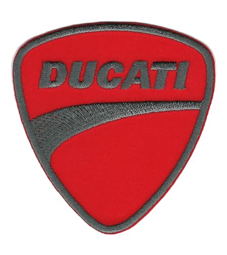 Blue Hawai Aufnäher „Ducati“, zum Aufbügeln von CEEBOO