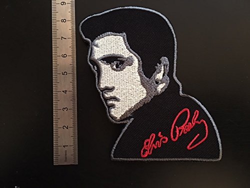 Blue Hawai Aufnäher „Elvis Presley“, zum Aufbügeln von CEEBOO