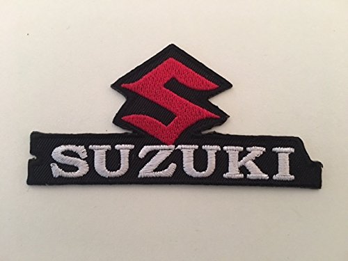 Aufnäher zum Aufbügeln – Suzuki, 10 x 4,5 cm Aufnäher zum Aufbügeln – Suzuki, 10 x 4,5 cm von BLUE HAWAI