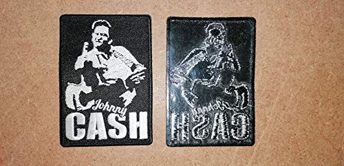 M553 Aufnäher Johnny Cash, 6 x 9 cm von BLUE HAWAI