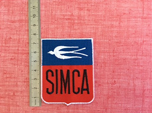 BLUE HAWAI Patch 'Simca' Logo, Fahrzeug, Polyester, blau, Kind, 1 Stück, selbstklebend von BLUE HAWAI