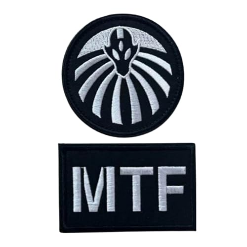 MTF-Aufnäher mit neun Schwanzen, SCP Special Containment Procedures Foundation, lustige, taktische bestickte Aufnäher, Moral, Militär, Haken und Schlaufe für Rucksäcke, Hut, Armee, Weste, 2 Stück B MTF-Aufnäher mit neun Schwanzen, SCP Special Containment Procedures Foundation, lustige, taktische bestickte Aufnäher, Moral, Militär, Haken und Schlaufe für Rucksäcke, Hut, Armee, Weste, 2 Stück B von BLUEGALA