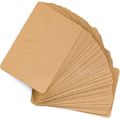 50 Stück Blanko Kraftpapier Karten Postkarten Karteikarten Set A6, 300 g/m² Bastelkarton Braun Runde Ecken Mitteilungskarte zum Selbstgestalten, beschriften oder bedrucken für Nachricht Geschenk 50 Stück Blanko Kraftpapier Karten Postkarten Karteikarten Set A6, 300 g/m² Bastelkarton Braun Runde Ecken Mitteilungskarte zum Selbstgestalten, beschriften oder bedrucken für Nachricht Geschenk von BLUESEABUY