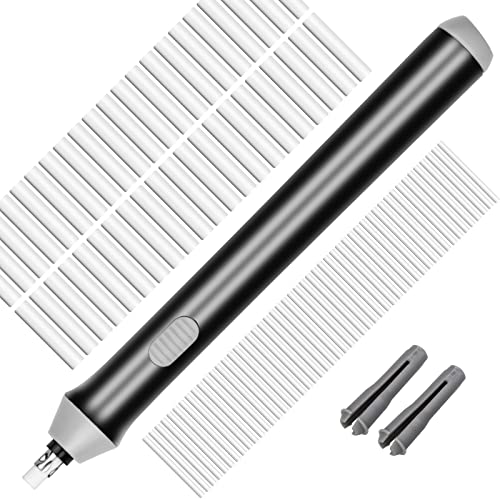 BLUESEABUY Elektrischer Radiergummi, Automatisch, Batteriebetrieben, Mit 50 x 2,5 mm Und 42 x 5 mm Mine, Gummistift für Künstler, Malerei, Skizzieren, Zeichnung BLUESEABUY Elektrischer Radiergummi, Automatisch, Batteriebetrieben, Mit 50 x 2,5 mm Und 42 x 5 mm Mine, Gummistift für Künstler, Malerei, Skizzieren, Zeichnung von BLUESEABUY