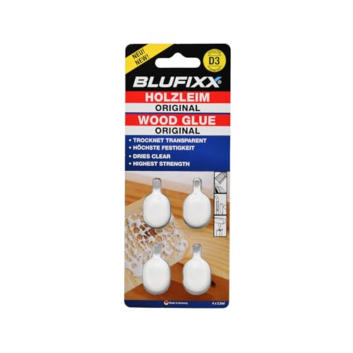 Blufixx Holzleim - transparenter Klebstoff für Holz - 5 Minuten Aushärtung Blufixx Holzleim - transparenter Klebstoff für Holz - 5 Minuten Aushärtung von BLUFIXX