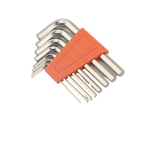Werkzeug 8PCS/9PCS L Typ Doppel-Ende Hex Wrench Set Allen Schlüssel Hexagon Flache Ball Torx Stern Kopf Spanner Schlüssel Set Hand Werkzeuge SchraubenschlüSsel Set(Flat Head 8PCS s) von BLacOh
