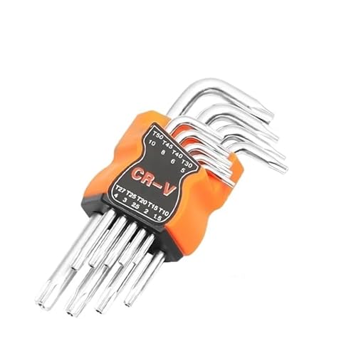 Werkzeug 9PCS L Typ Doppel-Ende Hex Wrench Set Allen Schlüssel Hexagon Flache Kugel Torx Stern Kopf Spanner schlüssel Set Hand Werkzeuge SchraubenschlüSsel Set(3-1) von BLacOh
