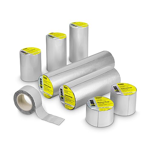 BMD Aluband Reparaturband (100mm x 5m) Aluminium Butylband wasserdicht Butyl Kleber Dichtband selbstklebend Panzertape Klebeband von BMD