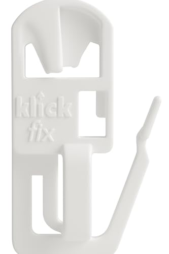 BN Gardinen Klickfix Gleiter für Gardinenschienen - 50 Stück - Gardinengleiter an jeder Stelle einklickbar - passend für gänige Gardinenschienen mit Einer Laufbreite von 4 mm bis 6 mm von BN Gardinen