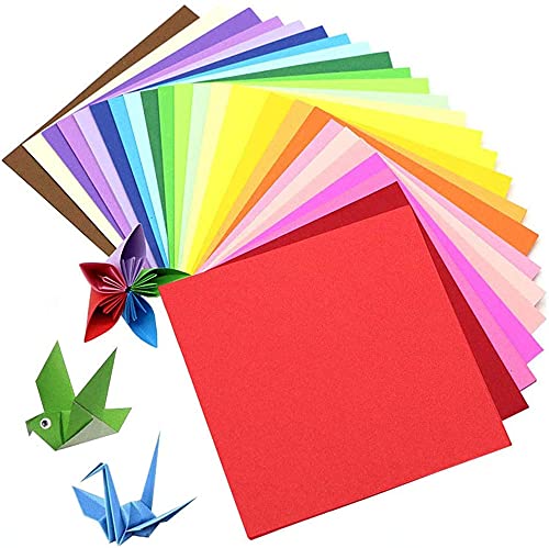 BN Origami,Handwerk Papier 100 Blätter Doppelseitige 15 × 15cm Papier für Kinder Spielzeug Home Party Dekoration von BN