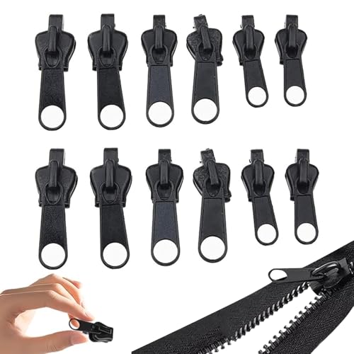 12 Stück Reißverschluss Schieber Ersatz Zipper Ersatz Reißverschluss Reparaturset Reißverschluss Zipper Pull Reißverschluss Schieber Abnehmbare Reißverschluss-Zieher für Kleidung Koffer Rucksäcke 12 Stück Reißverschluss Schieber Ersatz Zipper Ersatz Reißverschluss Reparaturset Reißverschluss Zipper Pull Reißverschluss Schieber Abnehmbare Reißverschluss-Zieher für Kleidung Koffer Rucksäcke von BNOYONERAS