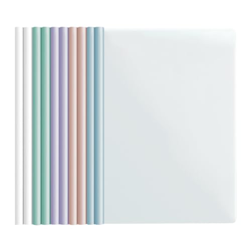A4 Sliding Bar Binder, Transparente Schiebe Ordner, A4 Transparente Dokumentenordner, Kunststoff A4 Sliding Bar Binderm, Klar A4 Sliding Bar Binder, Kunststoff Bericht Abdeckungen, 10 Stück A4 Sliding Bar Binder, Transparente Schiebe Ordner, A4 Transparente Dokumentenordner, Kunststoff A4 Sliding Bar Binderm, Klar A4 Sliding Bar Binder, Kunststoff Bericht Abdeckungen, 10 Stück von BNOYONERAS