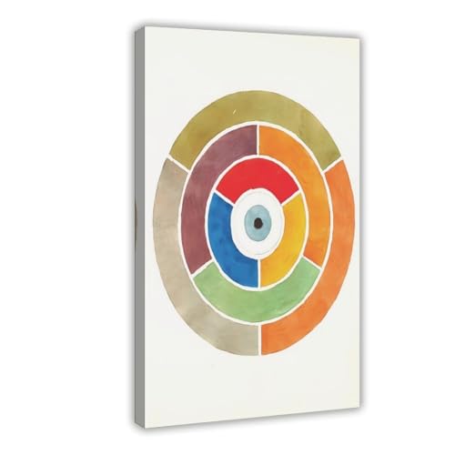BNVJFNE Farbpaletten-Display, Primärfarbe, Kunstposter, Leinwand, Poster, Schlafzimmer, Dekoration, Landschaft, Büro, Raumdekoration, Geschenk, 50 x 75 cm von BNVJFNE