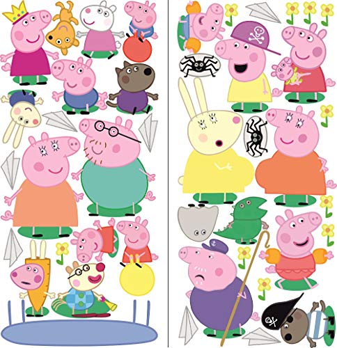 Peppa Wandtattoo Peppa wall stickers 2 Blatt Peppa Pattern 750mmX 350mm Peppa Wandtattoo Peppa wall stickers 2 Blatt Peppa Pattern 750mmX 350mm von BOARA