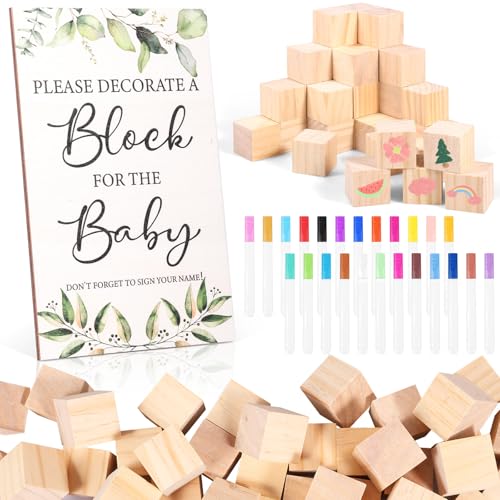 50 Stück Holz Würfel DIY Holzwürfel Set Holzklötzchen zum Basteln Holzblöcke mit Markierstift Holzschild Holzwürfel für DIY Malen Babyparty Spiele Holz Deko 50 Stück Holz Würfel DIY Holzwürfel Set Holzklötzchen zum Basteln Holzblöcke mit Markierstift Holzschild Holzwürfel für DIY Malen Babyparty Spiele Holz Deko von BOBASH