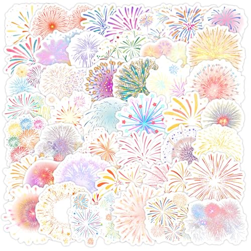 BOBISHE 100 Stück Sticker Kinder, PET Feuerwerk Aufkleber Wasserfest Scrapbook Aufkleber Set, Selbstklebende Aesthetic Sticker für Fotoalbum, DIY Geburtstagskarten Laptop, Gästebuch, Koffer usw BOBISHE 100 Stück Sticker Kinder, PET Feuerwerk Aufkleber Wasserfest Scrapbook Aufkleber Set, Selbstklebende Aesthetic Sticker für Fotoalbum, DIY Geburtstagskarten Laptop, Gästebuch, Koffer usw von BOBISHE