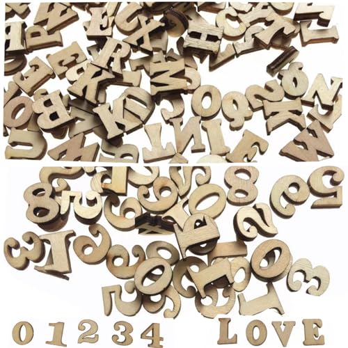 BOBOZHONG Holzbuchstaben und Holznummern,200 Stück Holz Buchstaben & Zahlen 15mm Hölzerne Großbuchstaben Alphabet unst Anzeigen Wohnkultur Frühkindliche Bildung DIY Dekoration,zum Basteln BOBOZHONG Holzbuchstaben und Holznummern,200 Stück Holz Buchstaben & Zahlen 15mm Hölzerne Großbuchstaben Alphabet unst Anzeigen Wohnkultur Frühkindliche Bildung DIY Dekoration,zum Basteln von BOBOZHONG