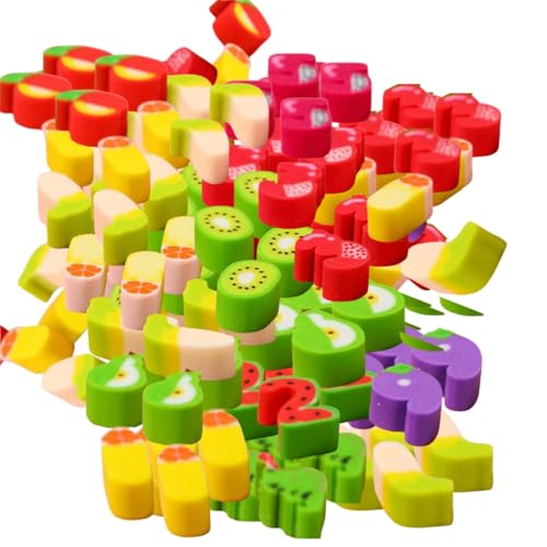 BOBOZHONG Mini Radiergummi Set, 150 PCS, Kinder Radierer, Niedliche Radiergummis, für Schüler, Hausaufgaben, Schule, Büro, Geschenke (Numerisch Stil) von BOBOZHONG
