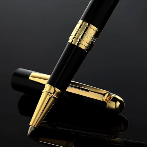 BOCIYER Flüssige Tinte Tintenroller - Schwarze Tinte Nachfüllkugelschreiber,Beste Kugelschreiber Geschenkset,Stifte für die Schule,Büro Stifte,Signatur Stift,Schöne Stifte,0.5mm Stift BOCIYER Flüssige Tinte Tintenroller - Schwarze Tinte Nachfüllkugelschreiber,Beste Kugelschreiber Geschenkset,Stifte für die Schule,Büro Stifte,Signatur Stift,Schöne Stifte,0.5mm Stift von BOCIYER