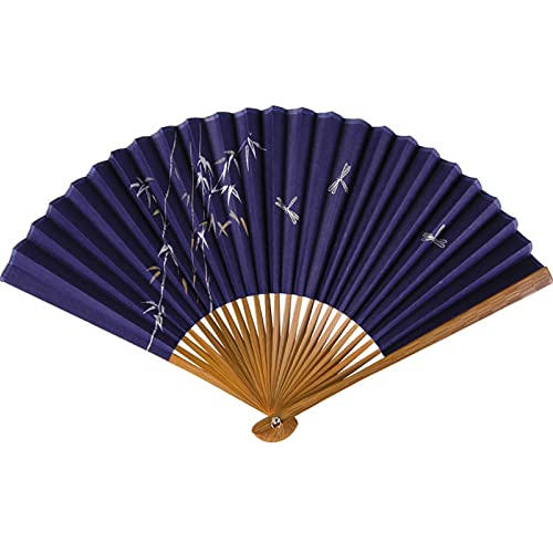 BODHIS 9,1" Handgehaltener Papier-Faltfächer, handgemachter orientalischer Tanzfächer im Vintage-Stil BODHIS 9,1" Handgehaltener Papier-Faltfächer, handgemachter orientalischer Tanzfächer im Vintage-Stil von BODHIS