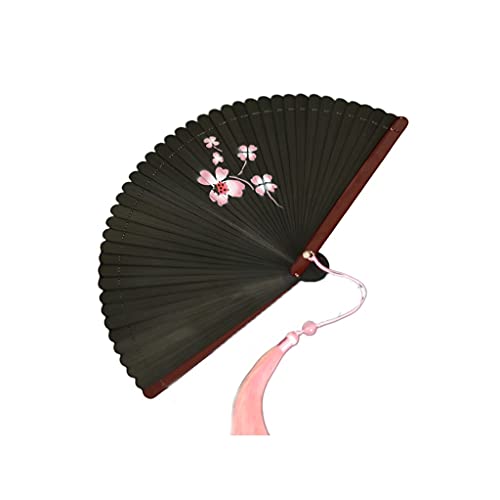 BODHIS Dekoration Faltfächer im chinesischen Stil, klassischer Faltfächer, antiker Retro-Handfächer für Damen BODHIS Dekoration Faltfächer im chinesischen Stil, klassischer Faltfächer, antiker Retro-Handfächer für Damen von BODHIS