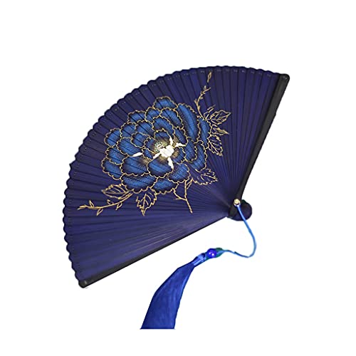 BODHIS Dekoration Faltfächer im chinesischen Stil, klassischer Faltfächer, antiker Retro-Handfächer für Damen BODHIS Dekoration Faltfächer im chinesischen Stil, klassischer Faltfächer, antiker Retro-Handfächer für Damen von BODHIS
