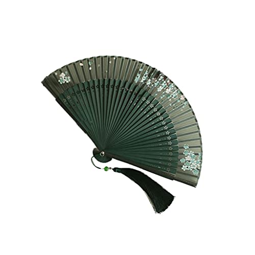 BODHIS Dekorations-Faltfächer, Handfächer mit Quasten, 5-Zoll-Fächer für Frauen im Retro-Stil, tragen Sie einen kleinen Fächer BODHIS Dekorations-Faltfächer, Handfächer mit Quasten, 5-Zoll-Fächer für Frauen im Retro-Stil, tragen Sie einen kleinen Fächer von BODHIS