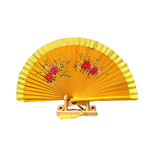 BODHIS Dekorations-Faltfächer, Handfächer mit Quasten, Cheongsam Catwalk Dance Props Faltfächer BODHIS Dekorations-Faltfächer, Handfächer mit Quasten, Cheongsam Catwalk Dance Props Faltfächer von BODHIS