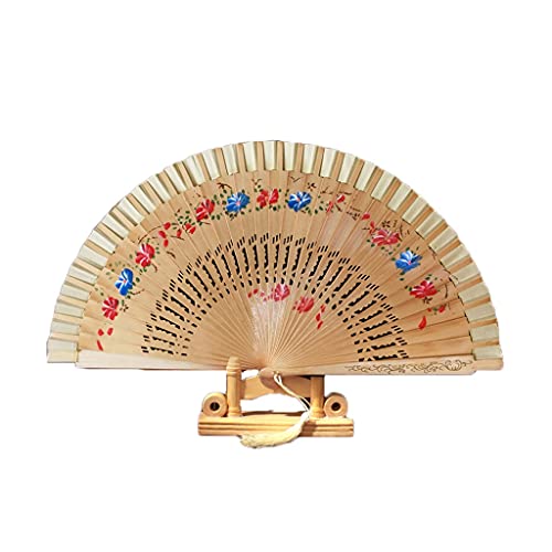 BODHIS Dekorations-Faltfächer, Handfächer mit Quasten, Cheongsam Catwalk Dance Props Faltfächer BODHIS Dekorations-Faltfächer, Handfächer mit Quasten, Cheongsam Catwalk Dance Props Faltfächer von BODHIS
