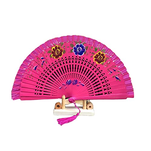 BODHIS Dekorations-Faltfächer, Handfächer mit Quasten, Cheongsam Catwalk Dance Props Faltfächer BODHIS Dekorations-Faltfächer, Handfächer mit Quasten, Cheongsam Catwalk Dance Props Faltfächer von BODHIS