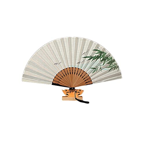 BODHIS Dekorations-Faltfächer Antike Handfächer, tragbarer handbemalter Hanfu-Faltfächer BODHIS Dekorations-Faltfächer Antike Handfächer, tragbarer handbemalter Hanfu-Faltfächer von BODHIS
