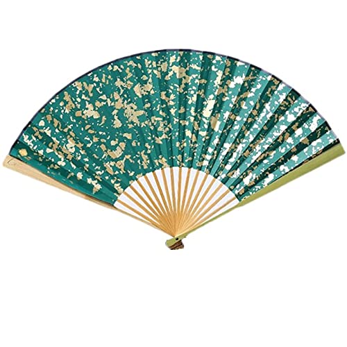 BODHIS Großer Faltbarer Handfächer für Männer, Xuan-Papierfächer, traditioneller chinesischer Kunstfächer (Mehrfarbig) von BODHIS