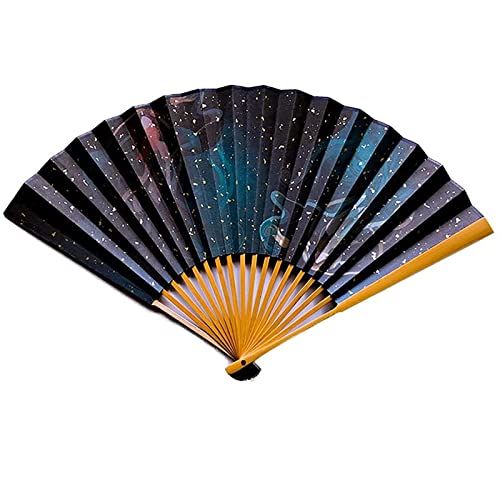 BODHIS Handgemachte Handfächer im Vintage-Retro-Stil für Damen und Herren, Faltfächer aus Papier, Wanddekoration, Party-Gastgeschenke BODHIS Handgemachte Handfächer im Vintage-Retro-Stil für Damen und Herren, Faltfächer aus Papier, Wanddekoration, Party-Gastgeschenke von BODHIS