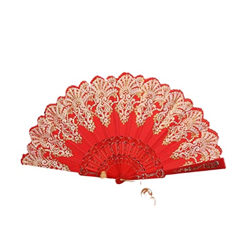 BODHIS Spitzen-Faltfächer für Damen, zum Tanzen, Handfächer, Mädchen, Party, Foto-Requisiten, Heimdekoration, Hochzeit, Tasche, Größe S BODHIS Spitzen-Faltfächer für Damen, zum Tanzen, Handfächer, Mädchen, Party, Foto-Requisiten, Heimdekoration, Hochzeit, Tasche, Größe S von BODHIS
