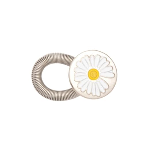 10/5/1 Stück Metall-Knopfverlängerung für Hosen, Jeans, freies Nähen, verstellbar, einziehbar, Taillenverlängerung, Knopf-Bund-Expander (C-5, 5 Stück) von BODOBTF