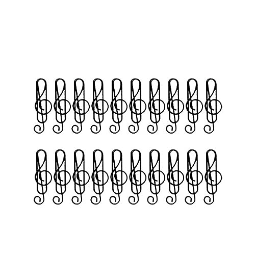 20 Stück/Set, kreative niedliche Notizen, Metall, Memo-Büroklammern, Lesezeichen, Lesezeichen für Bücher, Büro, Schule, Schreibwaren, 6 Farben (06) von BODOBTF