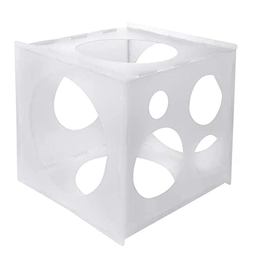 BODYA 11 Löcher Faltbare Kunststoff Ballon Sizer Box Ballons Größe Messwerkzeug 5-25,4 cm für Geburtstag Party Hochzeit Party Dekoration von BODYA
