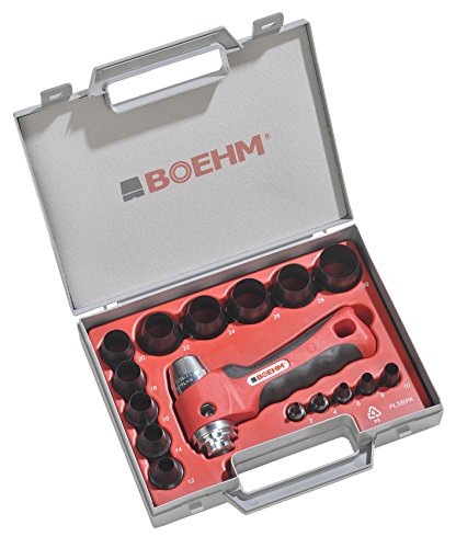 BOEHM JBL330PA Locheisensatz 2-30mm inkl. Halter im Kunststoffkoffer von BOEHM