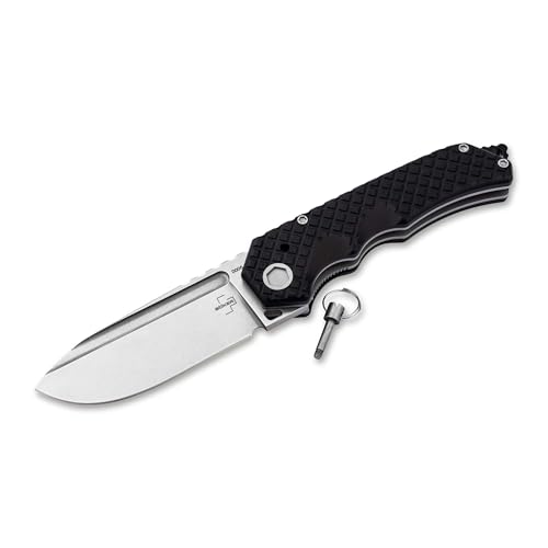 BÖKER PLUS Hermod Folder Taschenmesser - Bushcraft Messer mit 9,2 cm Klinge aus D2-Stahl - hochwertiges Outdoormesser mit schwarzem G10 Griff - mit Fangriemenöse, Clip, Glasbrecher BÖKER PLUS Hermod Folder Taschenmesser - Bushcraft Messer mit 9,2 cm Klinge aus D2-Stahl - hochwertiges Outdoormesser mit schwarzem G10 Griff - mit Fangriemenöse, Clip, Glasbrecher von BÖKER PLUS