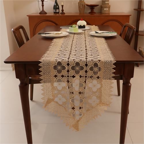 Tischläufer Home Tischwäsche Tischläufer, weiß, bestickte Spitze, for Hochzeitsfeier, Esstisch, Kommode, Schal, Spitzenstoff, waschbar, for Küche, Kaffee, Ende Für Partys, Hochzeiten, Esstische(H,40*1 Tischläufer Home Tischwäsche Tischläufer, weiß, bestickte Spitze, for Hochzeitsfeier, Esstisch, Kommode, Schal, Spitzenstoff, waschbar, for Küche, Kaffee, Ende Für Partys, Hochzeiten, Esstische(H,40*1 von BOFIBO