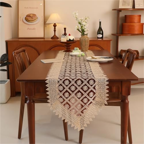 Tischläufer Home Tischwäsche Tischläufer, weiß, bestickte Spitze, for Hochzeitsfeier, Esstisch, Kommode, Schal, Spitzenstoff, waschbar, for Küche, Kaffee, Ende Für Partys, Hochzeiten, Esstische(L,40*2 Tischläufer Home Tischwäsche Tischläufer, weiß, bestickte Spitze, for Hochzeitsfeier, Esstisch, Kommode, Schal, Spitzenstoff, waschbar, for Küche, Kaffee, Ende Für Partys, Hochzeiten, Esstische(L,40*2 von BOFIBO