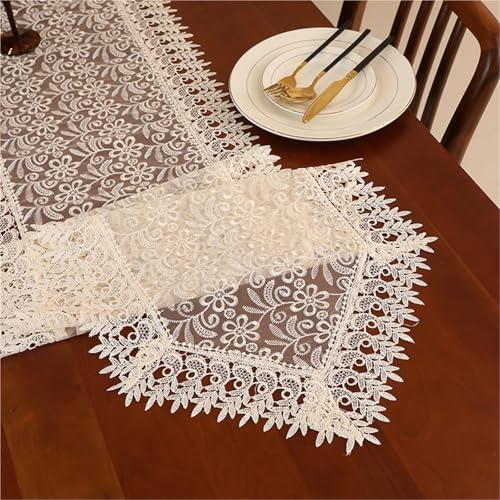 Tischläufer Home Tischwäsche Tischläufer, weiß, bestickte Spitze, for Hochzeitsfeier, Esstisch, Kommode, Schal, Spitzenstoff, waschbar, for Küche, Kaffee, Ende Für Partys, Hochzeiten, Esstische(J,40*2 Tischläufer Home Tischwäsche Tischläufer, weiß, bestickte Spitze, for Hochzeitsfeier, Esstisch, Kommode, Schal, Spitzenstoff, waschbar, for Küche, Kaffee, Ende Für Partys, Hochzeiten, Esstische(J,40*2 von BOFIBO