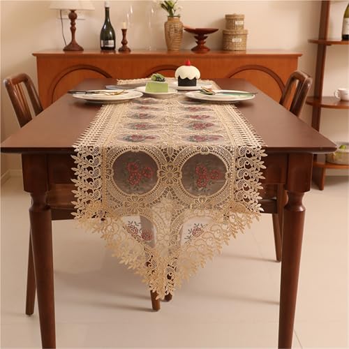 Tischläufer Home Tischwäsche Tischläufer, weiß, bestickte Spitze, for Hochzeitsfeier, Esstisch, Kommode, Schal, Spitzenstoff, waschbar, for Küche, Kaffee, Ende Für Partys, Hochzeiten, Esstische(B,40*2 Tischläufer Home Tischwäsche Tischläufer, weiß, bestickte Spitze, for Hochzeitsfeier, Esstisch, Kommode, Schal, Spitzenstoff, waschbar, for Küche, Kaffee, Ende Für Partys, Hochzeiten, Esstische(B,40*2 von BOFIBO