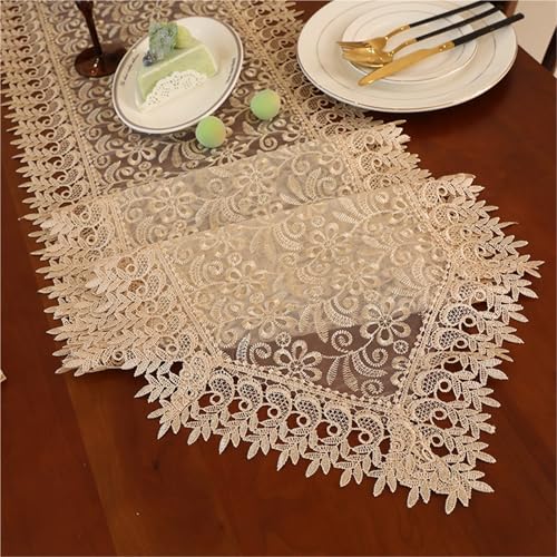 Tischläufer Home Tischwäsche Tischläufer, weiß, bestickte Spitze, for Hochzeitsfeier, Esstisch, Kommode, Schal, Spitzenstoff, waschbar, for Küche, Kaffee, Ende Für Partys, Hochzeiten, Esstische(K,40*1 Tischläufer Home Tischwäsche Tischläufer, weiß, bestickte Spitze, for Hochzeitsfeier, Esstisch, Kommode, Schal, Spitzenstoff, waschbar, for Küche, Kaffee, Ende Für Partys, Hochzeiten, Esstische(K,40*1 von BOFIBO