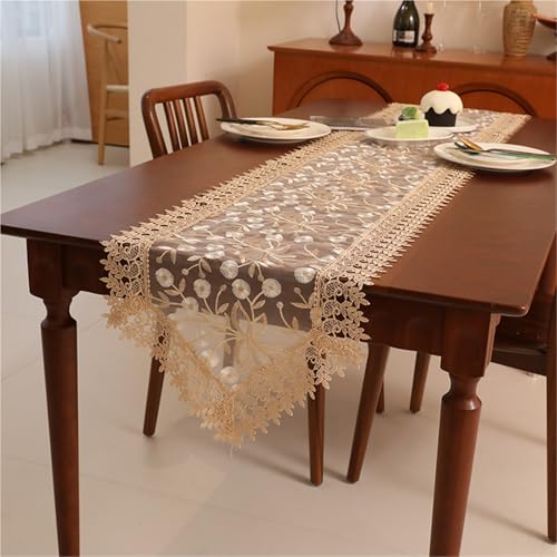 Tischläufer Home Tischwäsche Tischläufer, weiß, bestickte Spitze, for Hochzeitsfeier, Esstisch, Kommode, Schal, Spitzenstoff, waschbar, for Küche, Kaffee, Ende Für Partys, Hochzeiten, Esstische(D,40*1 Tischläufer Home Tischwäsche Tischläufer, weiß, bestickte Spitze, for Hochzeitsfeier, Esstisch, Kommode, Schal, Spitzenstoff, waschbar, for Küche, Kaffee, Ende Für Partys, Hochzeiten, Esstische(D,40*1 von BOFIBO